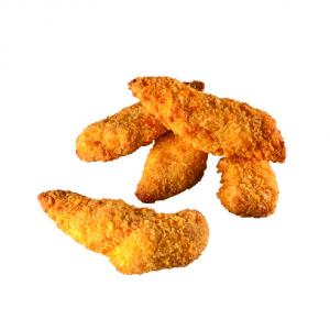 Chicken STRIPS, chopped and shaped